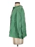Unbranded 100% Silk Green 3/4 Sleeve Silk Top Size EU 34 / US 4 - photo 5