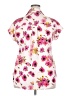 Assorted Brands Floral Pink Short Sleeve Blouse Size 2X - photo 2