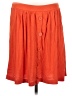 Caslon Solid Orange Casual Skirt Size M - photo 1