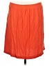 Caslon Solid Orange Casual Skirt Size M - photo 2