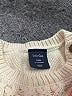 Baby Gap 100% Cotton Ivory Pullover Sweater Size 3-6 mo - photo 3