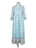 Unbranded Paisley Blue Casual Dress Size S - photo 1