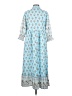 Unbranded Paisley Blue Casual Dress Size S - photo 2