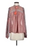 Lucky Brand 100% Polyester Orange Long Sleeve Blouse Size S - photo 1