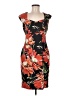 Connected Apparel Tropical Orange Cocktail Dress Size 6 - photo 1