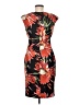 Connected Apparel Tropical Orange Cocktail Dress Size 6 - photo 2
