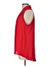 Tacera 100% Polyester Red Sleeveless Blouse Size L - photo 5