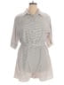 Unbranded Stripes Gray Romper Size XL - photo 1
