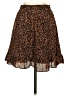 Sienna Sky 100% Polyester Animal Print Brown Casual Skirt Size S - photo 2