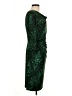 David Meister Animal Print Green Cocktail Dress Size 10 - photo 4