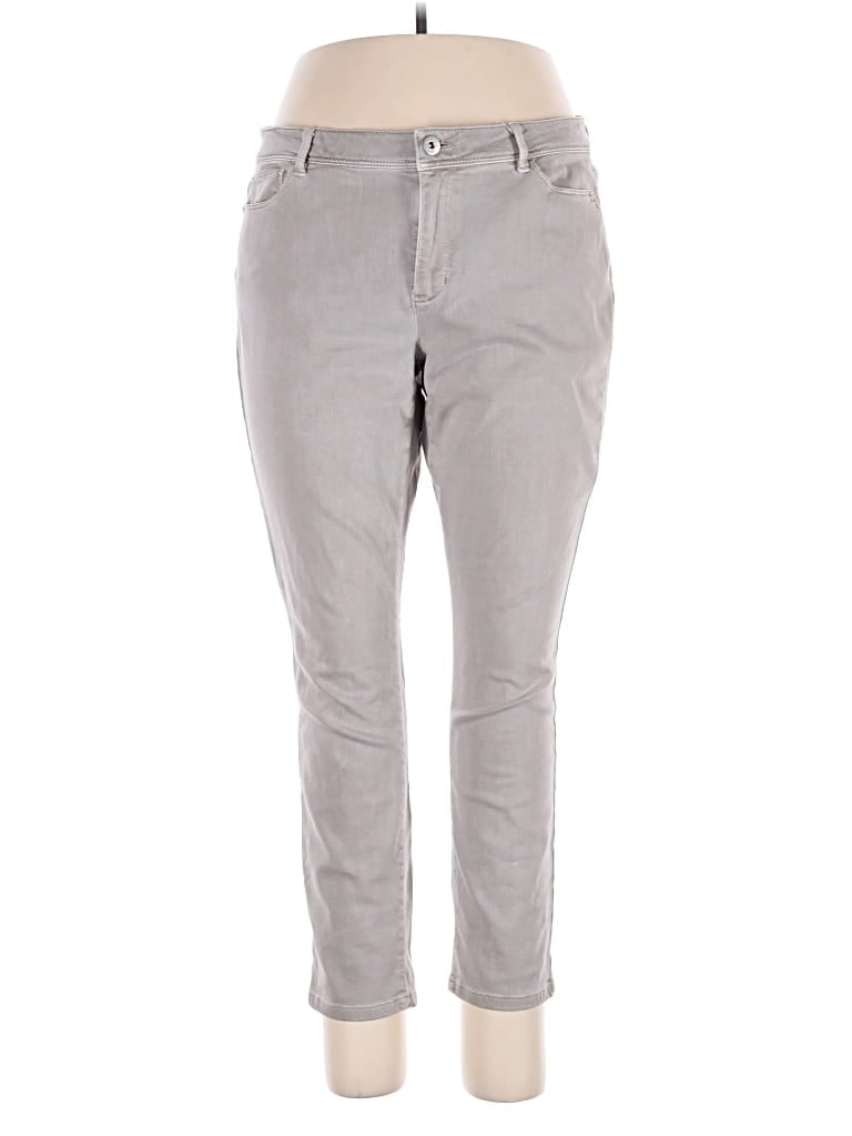 Pre-owned Jjill Jeans In Gray