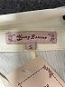 Young Essence Ivory Long Sleeve Blouse Size S - photo 7