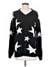Ecowish Stars Black Pullover Sweater Size S - photo 1
