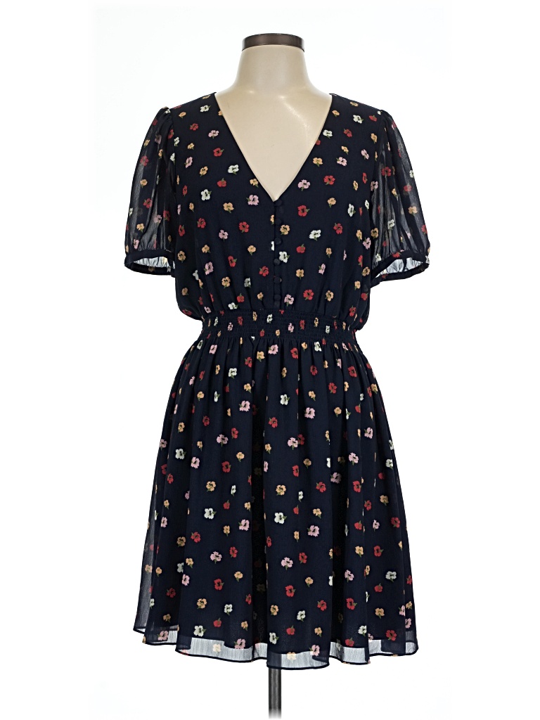 Pre-owned Madewell Casual Dress In Black