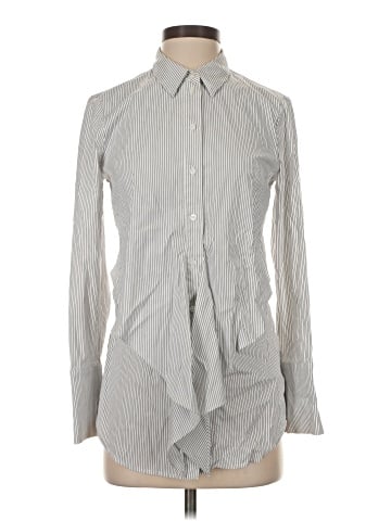 White House Black Market Long Sleeve Button-Down Shirt (view 1)