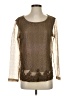 Kay Celine Metallic Brown Long Sleeve Blouse Size S - photo 1