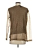 Kay Celine Metallic Brown Long Sleeve Blouse Size S - photo 2