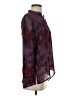 Notations 100% Polyester Burgundy Long Sleeve Blouse Size S (petite) - photo 4