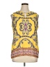 Violet & Claire 100% Polyester Yellow Sleeveless Blouse Size XL - photo 1
