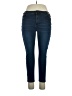Tahari Solid Blue Jeans Size 14 (petite) - photo 1