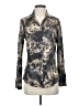 David Cline Paisley Gold Long Sleeve Blouse Size S - photo 1