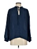 Cynthia Steffe Blue Long Sleeve Blouse Size S - photo 1