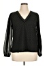 FatFace Black Long Sleeve Blouse Size UK 18 / US 14 - photo 1