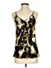 CAbi 100% Polyester Gold Black Sleeveless Blouse Size XS - photo 1