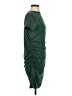 Unbranded Solid Green Casual Dress Size S - photo 4