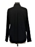 Nine West 100% Polyester Solid Black Long Sleeve Blouse Size M - photo 2
