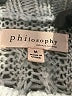 Philosophy Republic Clothing 100% Polyester Solid Gray Pullover Sweater Size M - photo 7