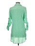 Paisley Vine 100% Polyester Green Casual Dress Size M - photo 2