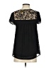 Maeve 100% Polyester Black Short Sleeve Blouse Size 0 - photo 2