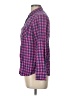 Eddie Bauer Checkered-gingham Pink Long Sleeve Button-Down Shirt Size L - photo 5
