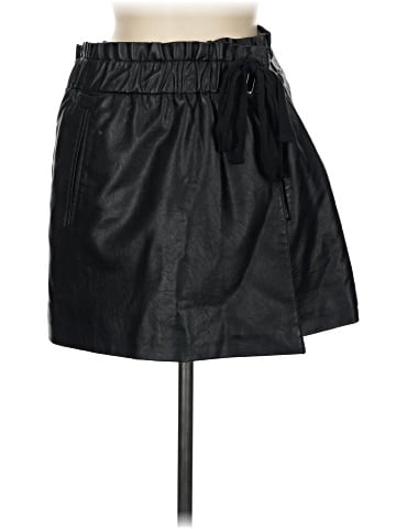Jolt Faux Leather Skirt (view 1)