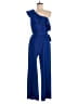 Monteau 100% Polyester Solid Blue Jumpsuit Size M - photo 1