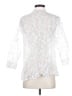 Covington White 3/4 Sleeve Blouse Size L - photo 2