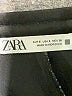 Zara 100% Polyester Black Cargo Pants Size S - photo 7