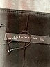 Zara Solid Black Casual Skirt Size L - photo 4