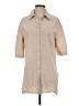 Unbranded 100% Polyester Tan 3/4 Sleeve Blouse Size M - photo 1
