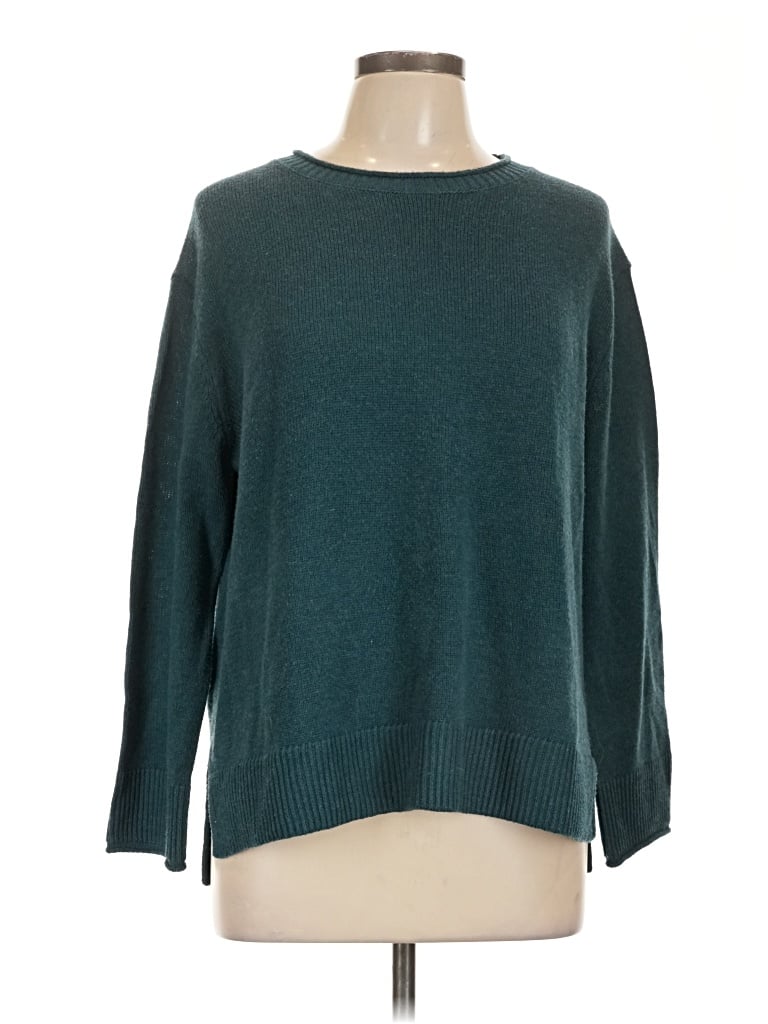Pre-owned Ella Moss Pullover Sweater In Teal
