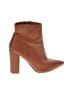 Just Fab Brown Tan Ankle Boots Size 8 1/2 - photo 1