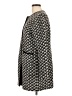 Talbots Houndstooth Black Wool Coat Size L - photo 5