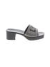 Rouge Houndstooth Gray Silver Sandals Size 8 - photo 1