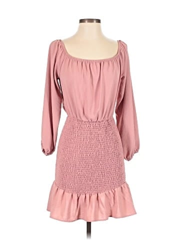 Blue Blush Casual Dress (view 1)