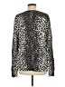 Jaclyn Smith Animal Print Silver Cardigan Size L - photo 2