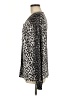Jaclyn Smith Animal Print Silver Cardigan Size L - photo 5