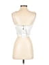 Zara 100% Polyester Silver Sleeveless Top Size S - photo 2