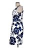 AGB Print Blue Cocktail Dress Size 8 - photo 5