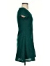 Miami Solid Green Casual Dress Size S - photo 4